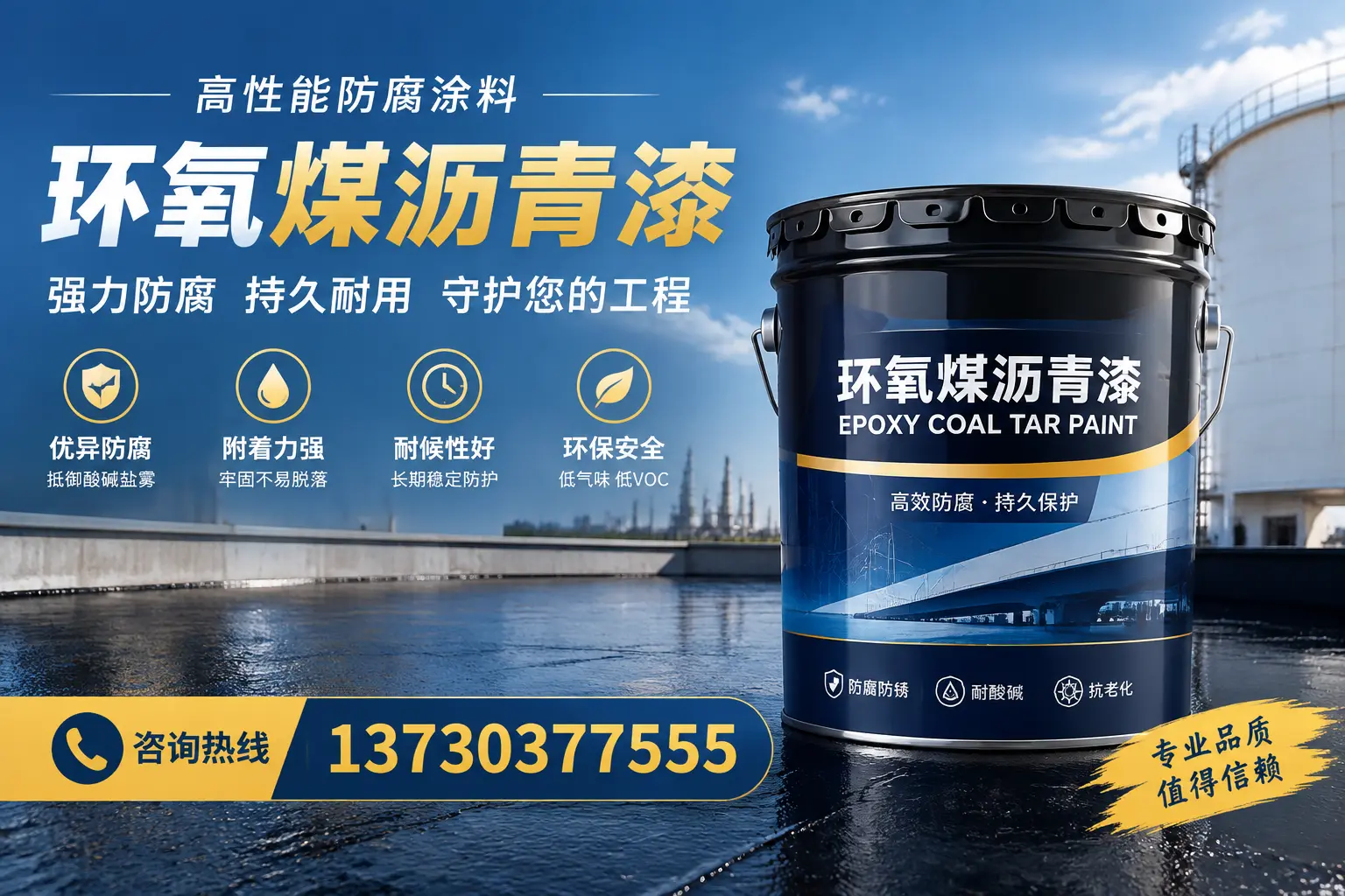 环氧煤沥青漆的耐久性分析，适合运城的使用场景